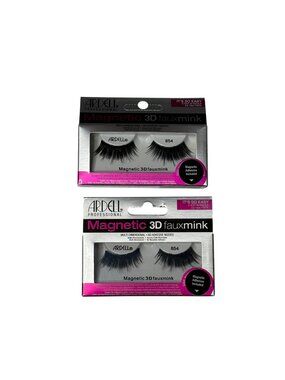 Ardell Magnetic 3D Fauxmink 854 Lashes Duo Pack Reusable Faux Mink Black